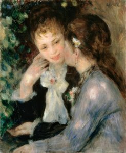 Confidential Conversations by Pierre Auguste Renoir