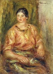 Woman with Rose Corsage