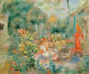 Young Girls in the Garden at Montmartre