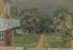 Blue Balcony by Pierre Bonnard