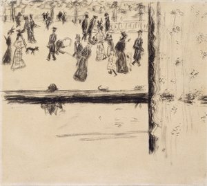 Boulevard des Batignolles, c.1896-8 by Pierre Bonnard
