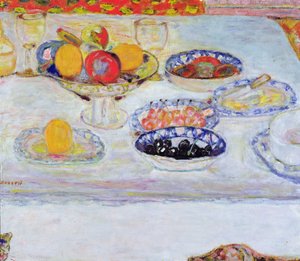 Bowl and Plates of Fruit, 1930-32 by Pierre Bonnard