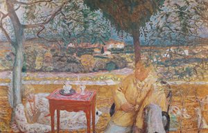 Conversation in Provence, c.1913-14 by Pierre Bonnard