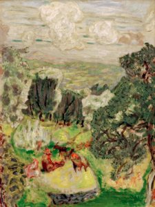 The Olive Grove; Landscape with Goats