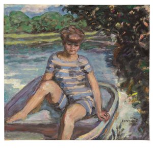 On the Boat by Pierre Bonnard