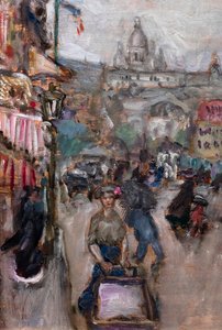 Parisian Landscape or The Batignolles (detail)