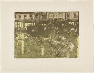 Street at Night in the Rain, c. 1896-1897