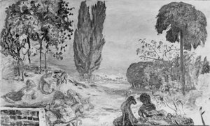 Summer Evening by Pierre Bonnard