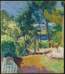 Terrace at Vernon, 1923 by Pierre Bonnard