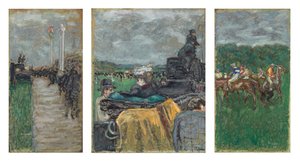 The Races at Longchamp by Pierre Bonnard
