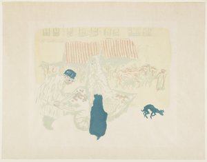 The Vegetable Vendor by Pierre Bonnard