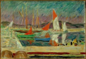 Sailboats in the Port of Saint-Tropez