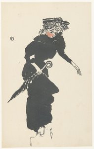Woman with Umbrella