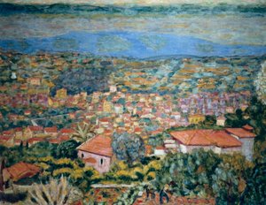 View of Le Cannet, Roofs (Alpes Maritimes, Provence-Alpes-Cote d