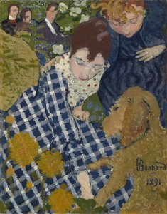 Women with Dog by Pierre Bonnard