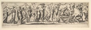 Bacchanal, 1615-42 by Pierre Brebiette