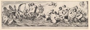 Bacchanal, 17th century by Pierre Brebiette