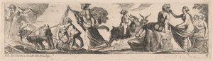 Satyr Driving a Pair of Goats by Pierre Brebiette