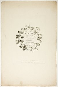 Cover for Collection of Different Bouquets of Flowers, Invented and Drawn by Jean Pillement and Engraved by P. C. Canot by Pierre Charles Canot