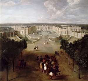 View of the Grand Trianon from the Avenue