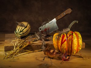 Spooky Harvest Cleaver by Pierre Desautels