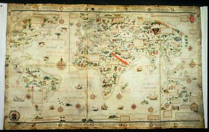 Map of the World by Pierre Desceliers