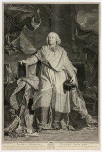 Portrait of Jacques Bénigne Bossuet, Bishop of Meaux by Pierre Drevet