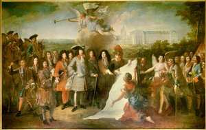 Presentation of the Plan of the Royal Hotel des Invalides to Louis XIV by Pierre Dullin