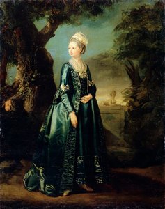 Lady in a Garden (Portrait of Grand Duchess Natalia)
