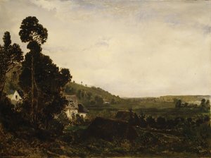 An Old Chapel in a Valley, ca. 1835