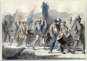 The Planting of a Tree of Liberty in France in 1848 by Pierre Eugène Lacoste