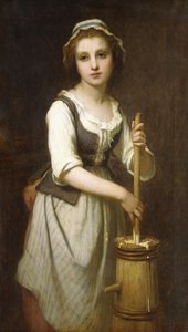 Churning the Butter by Pierre Francois Bouchard