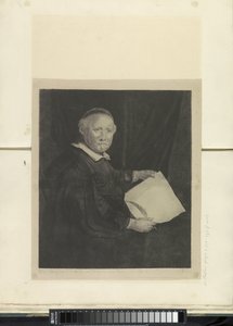 Portrait of Writing Master Lieven Willemsz. van Coppenol: Large Plate