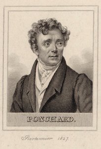 Portrait of the opera singer Louis Antoine Eléonore Ponchard by Pierre François Bertonnier