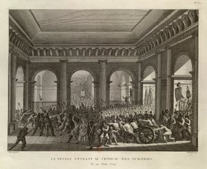 The People Entering the Tuileries Palace by Pierre Gabriel Berthault