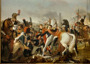 Napoleon I, Wounded in Front of Regensburg, Treated by Surgeon Yvan, April 23