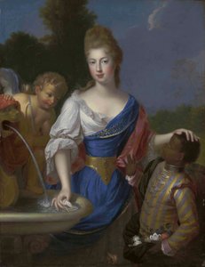 Portrait of a Lady, Three-Quarter-Length, Traditionally Identified as Louise Bernardine de Durfort, Duchess of Duras by Pierre Gobert