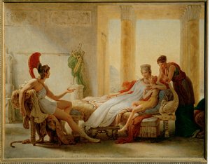 Aeneas and Dido, Sketch for a Larger Oil