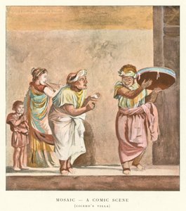 Mosaic, A Comic Scene, Cicero