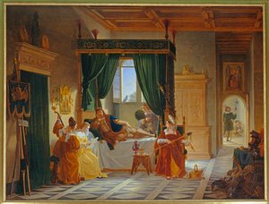 The Convalescence of Bayard by Pierre Henri Revoil