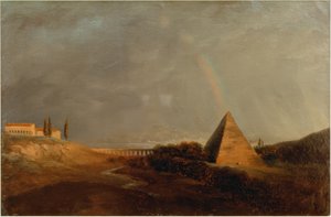 Pyramid and Rainbow by Pierre Henri de Valenciennes