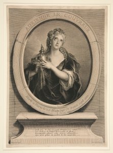 Adrienne le Couvreur by Pierre Imbert Drevet