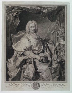 Portrait of Guillaume Cardinal Dubois (1650-1723) by Pierre Imbert Drevet