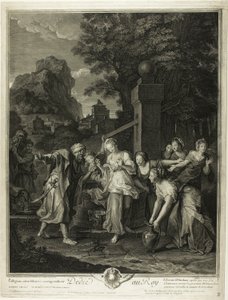 Rebecca Receiving Gifts from Eliezar