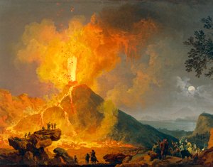 Eruption of Vesuvius (detail)