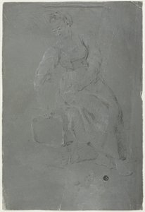 Seated Woman by Pierre Jacques Volaire