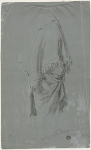 Shawled Woman Seen from the Back by Pierre Jacques Volaire