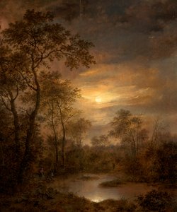 Moonlight Scene by Pierre Jean Hellemans