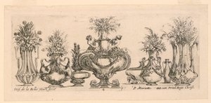 Eight Vases, from "Raccol" by Pierre Jean Mariette