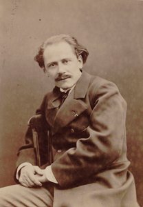 Portrait of the composer Jules Massenet